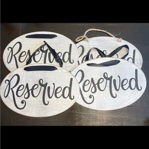 Reserved Signs (4)
